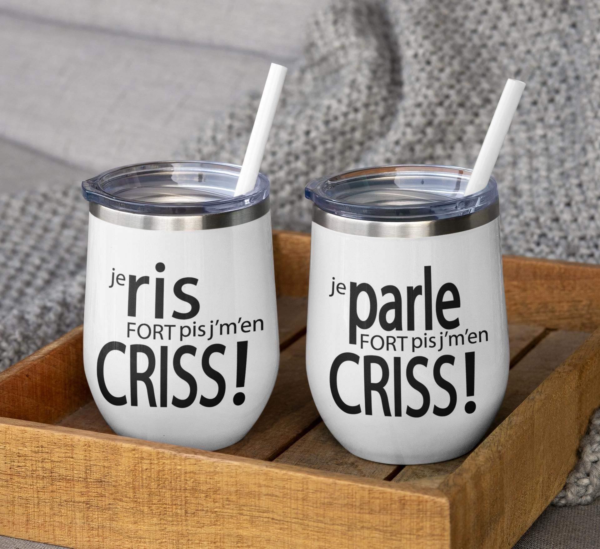 Thermos - DUO Je parle fort & Je ris fort