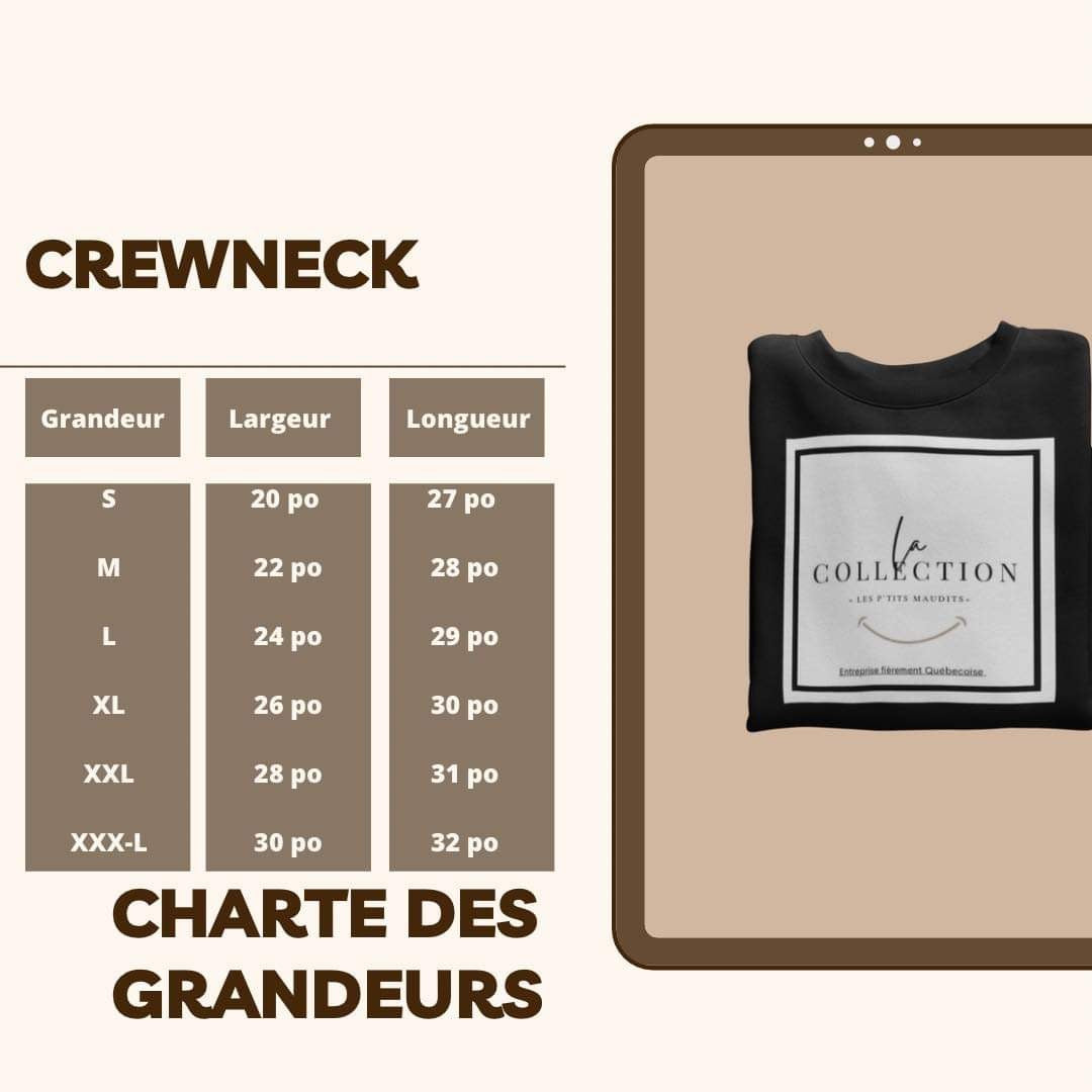 Crewneck - Pour ma santé et ta sécurité apporte moi un latté pumpkin spice