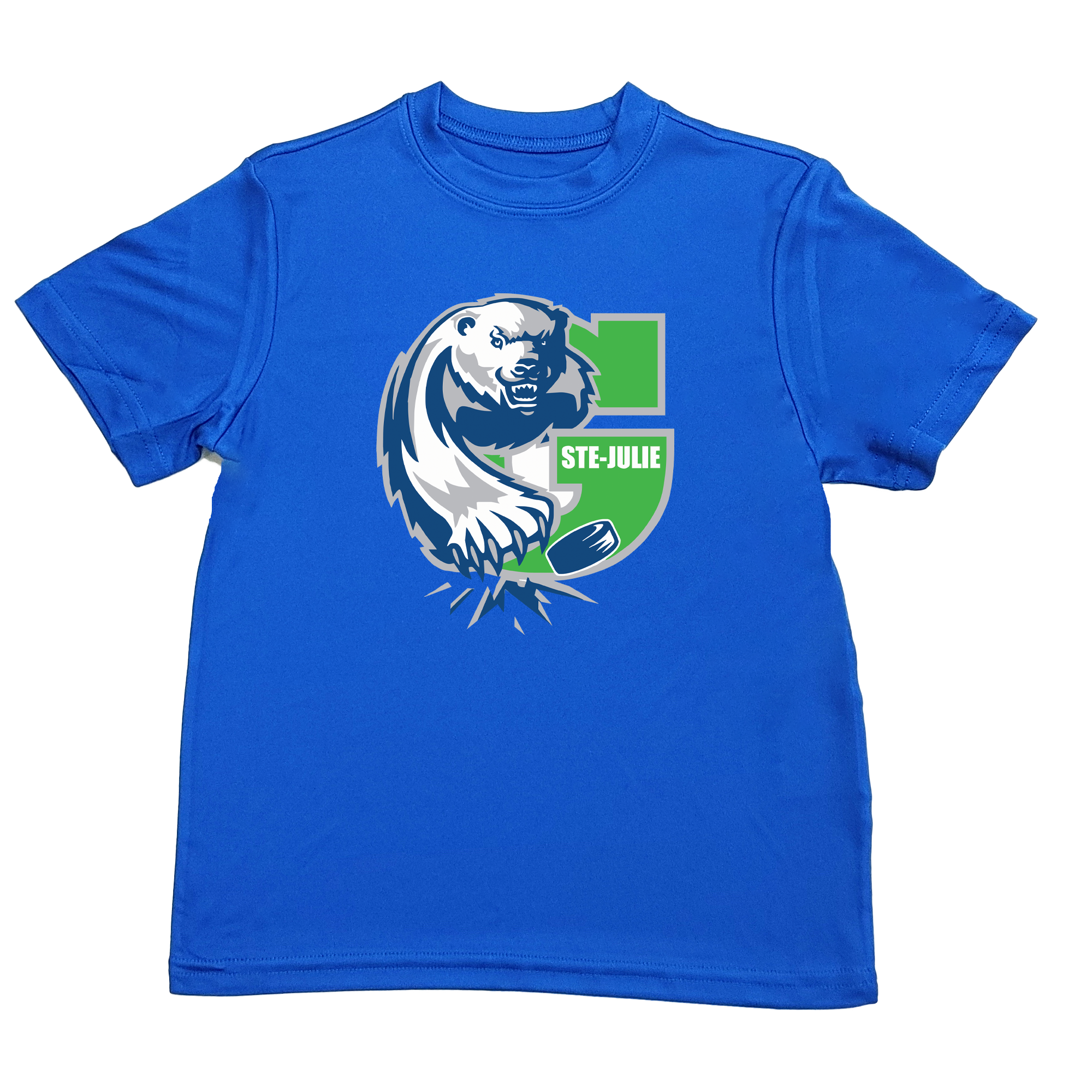 T-shirt pour enfant 100% polyester - Grizzly
