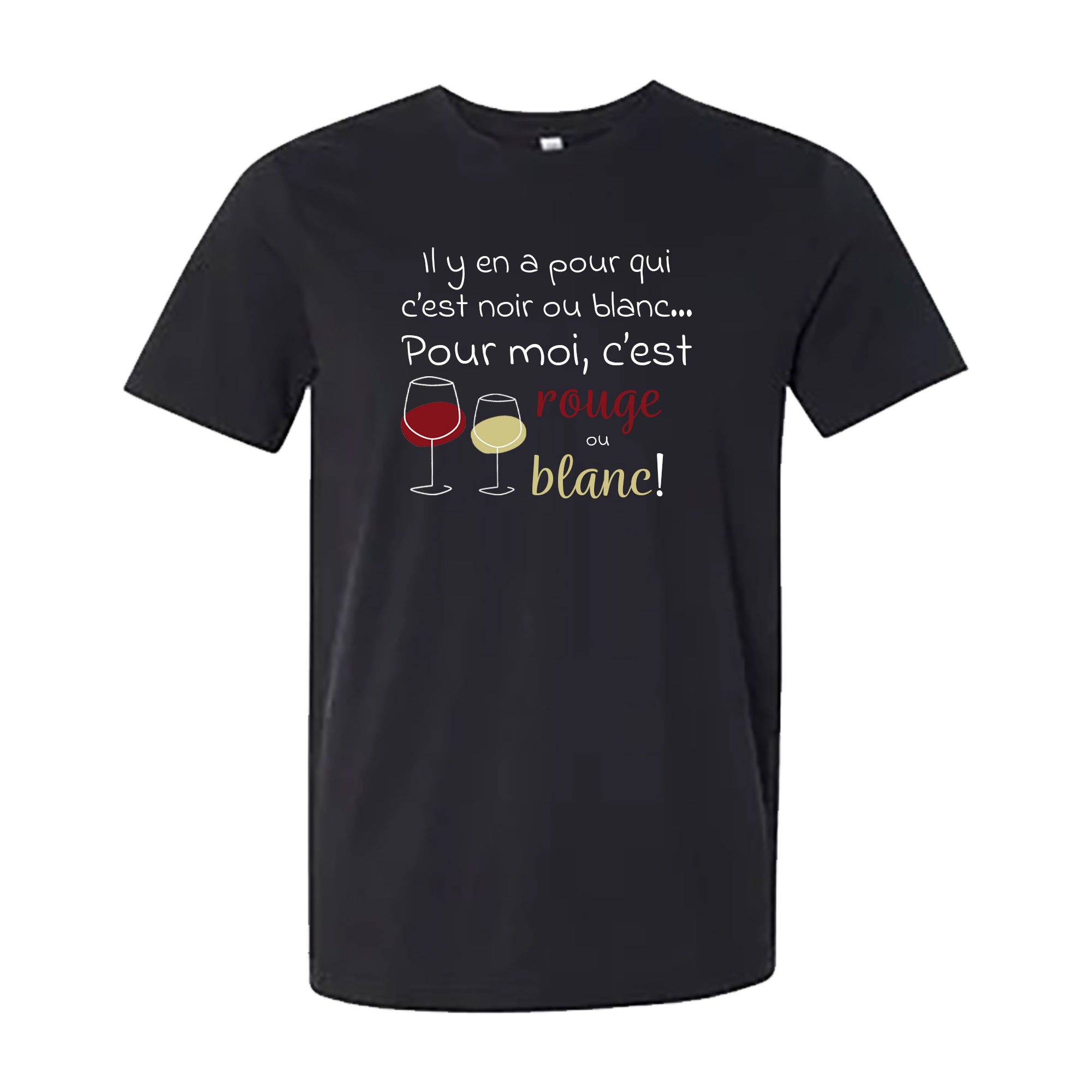 T-shirt - Il y en a pour qui c'est noir ou blanc