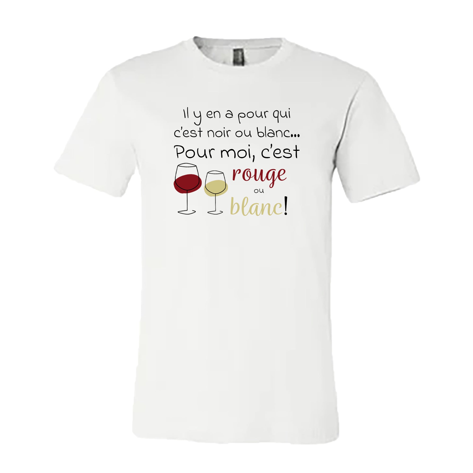 T-shirt - Il y en a pour qui c'est noir ou blanc