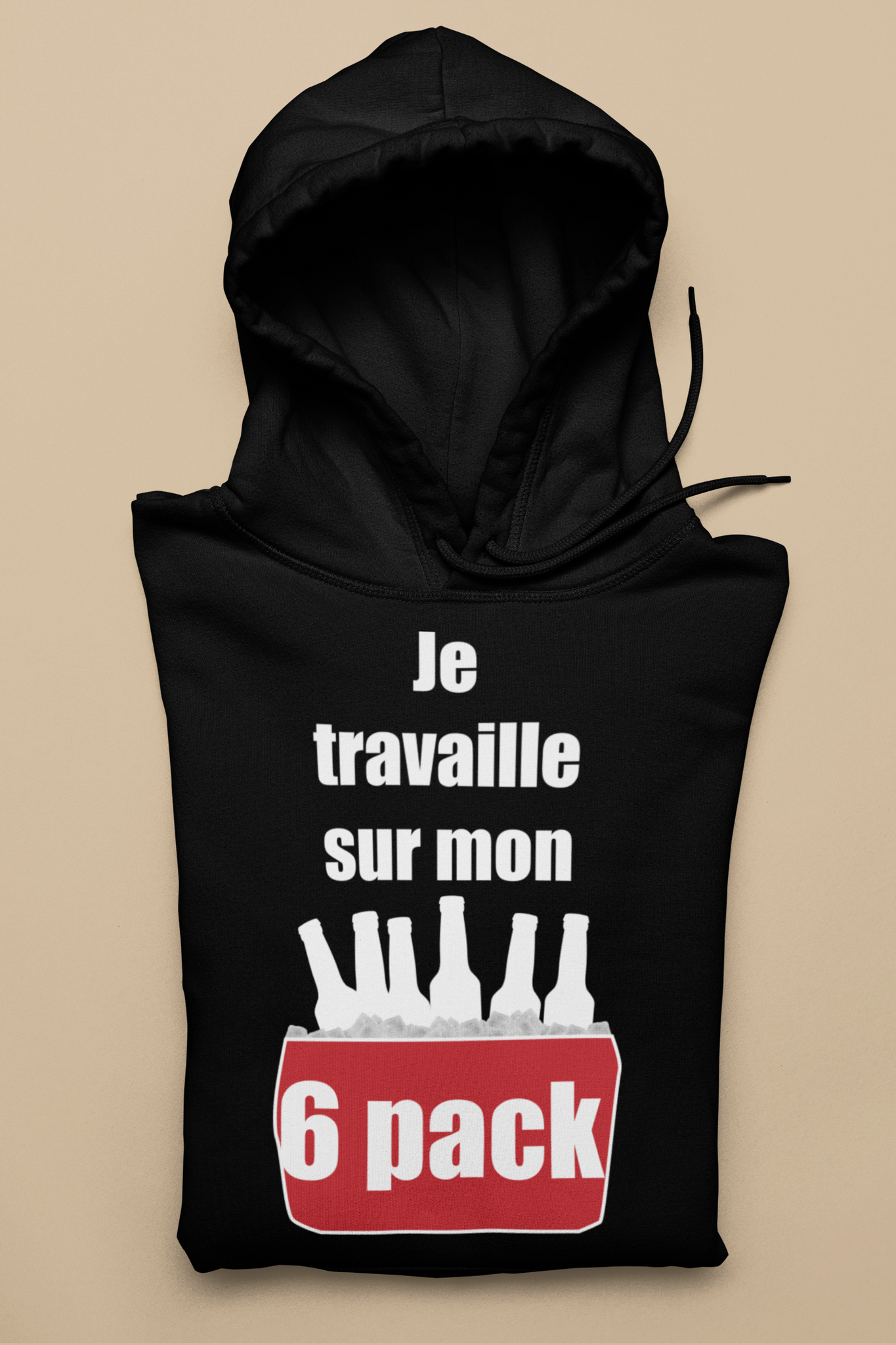 Coton ouaté- Je travail sur mon 6 packs!