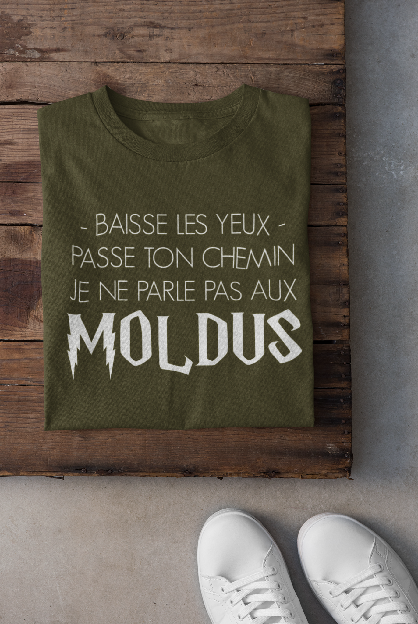 T-shirt - Baisse les yeux, passe ton chemin, je ne parle pas aux Moldus