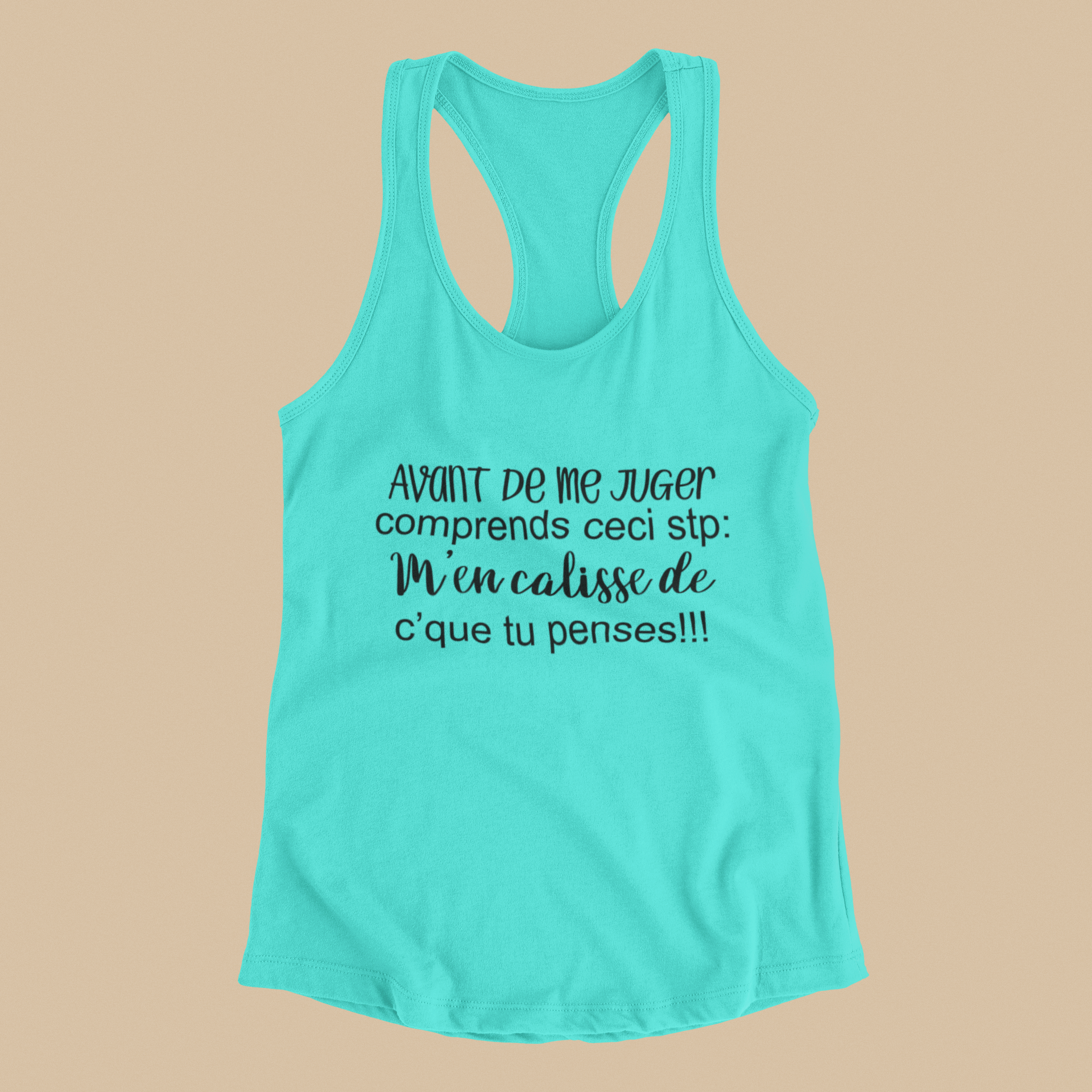 Camisole - Avant de me juger comprends ceci stp