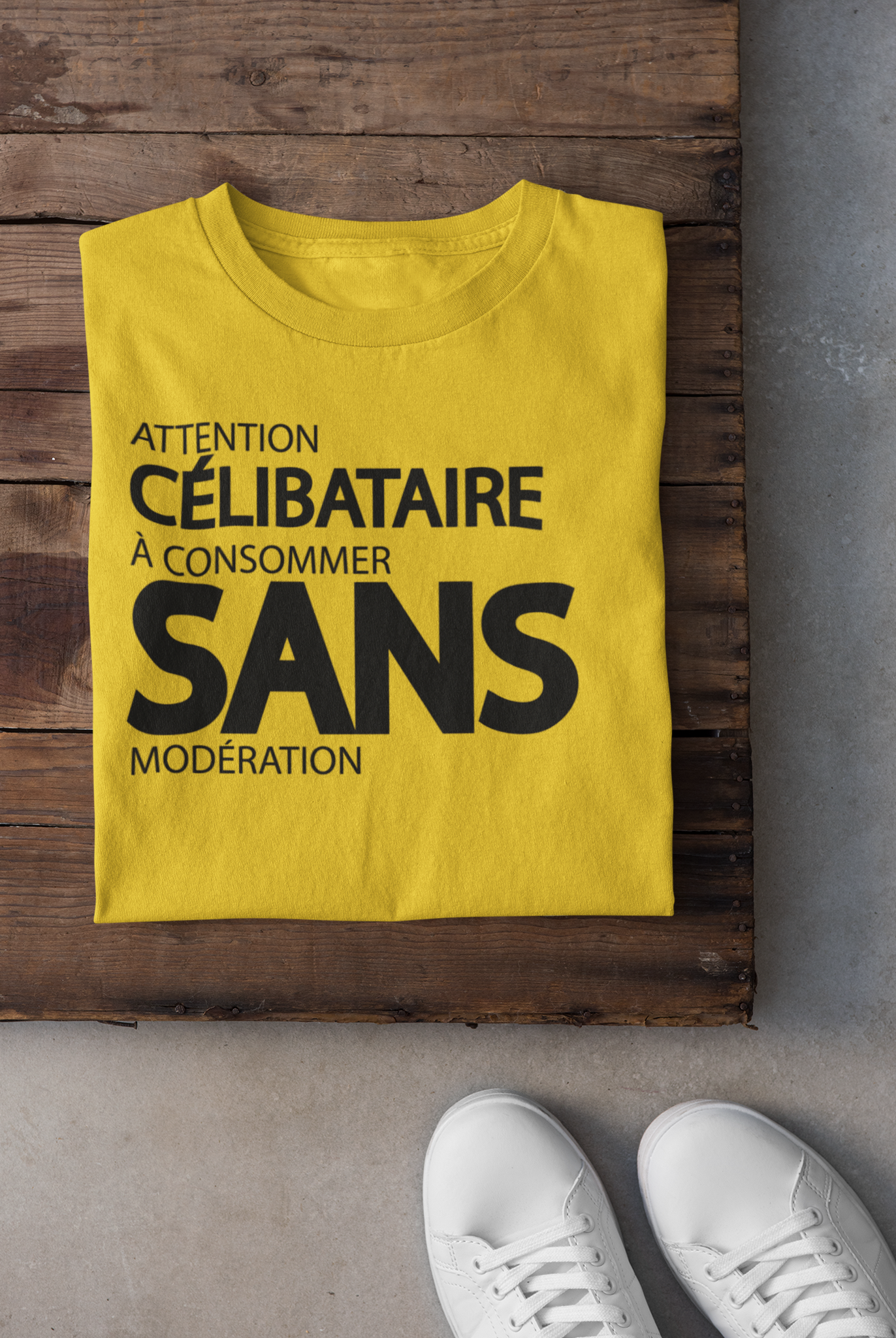 T-shirt - Attention célibataire à consommer sans modération