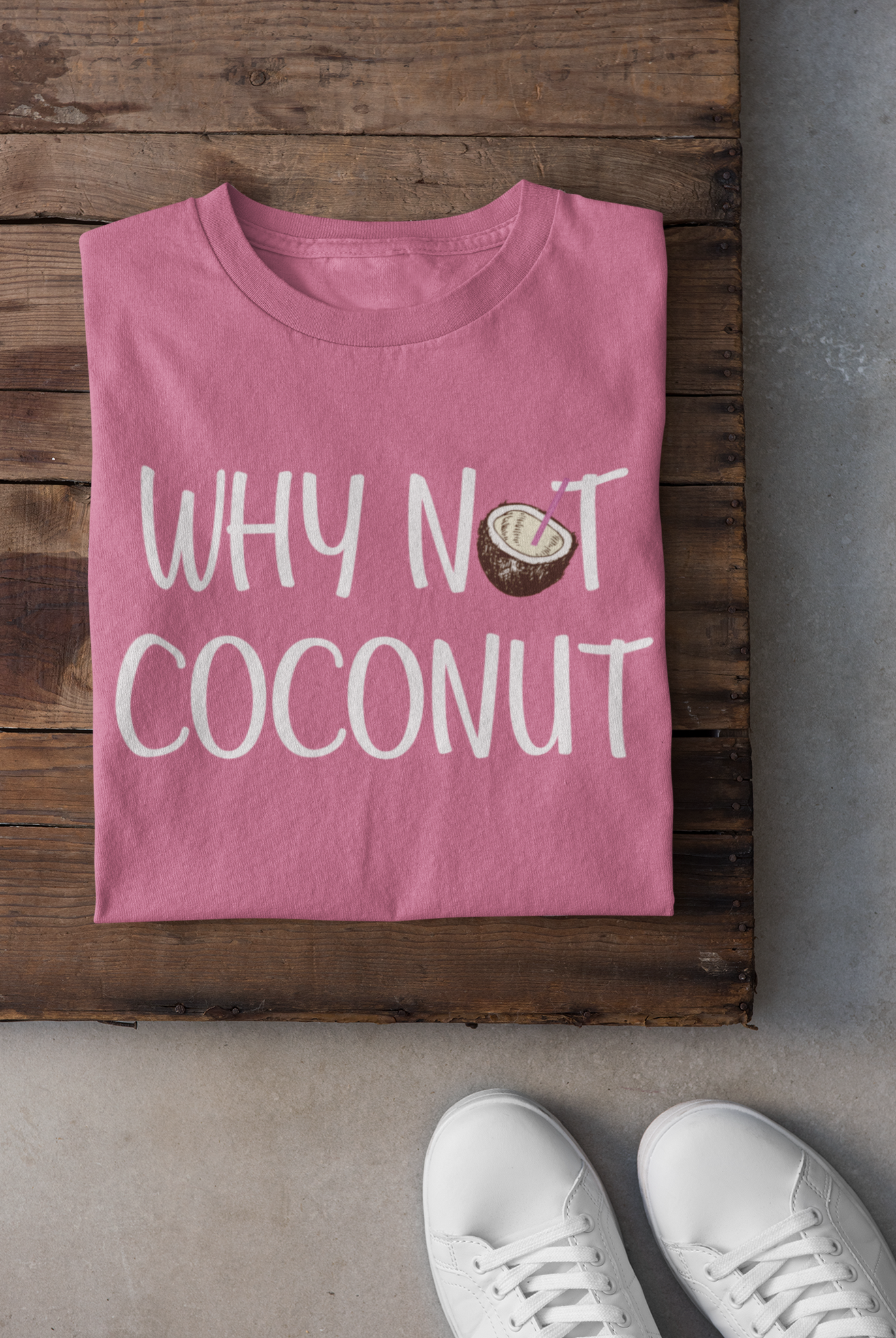 T-shirt - Why not coconut