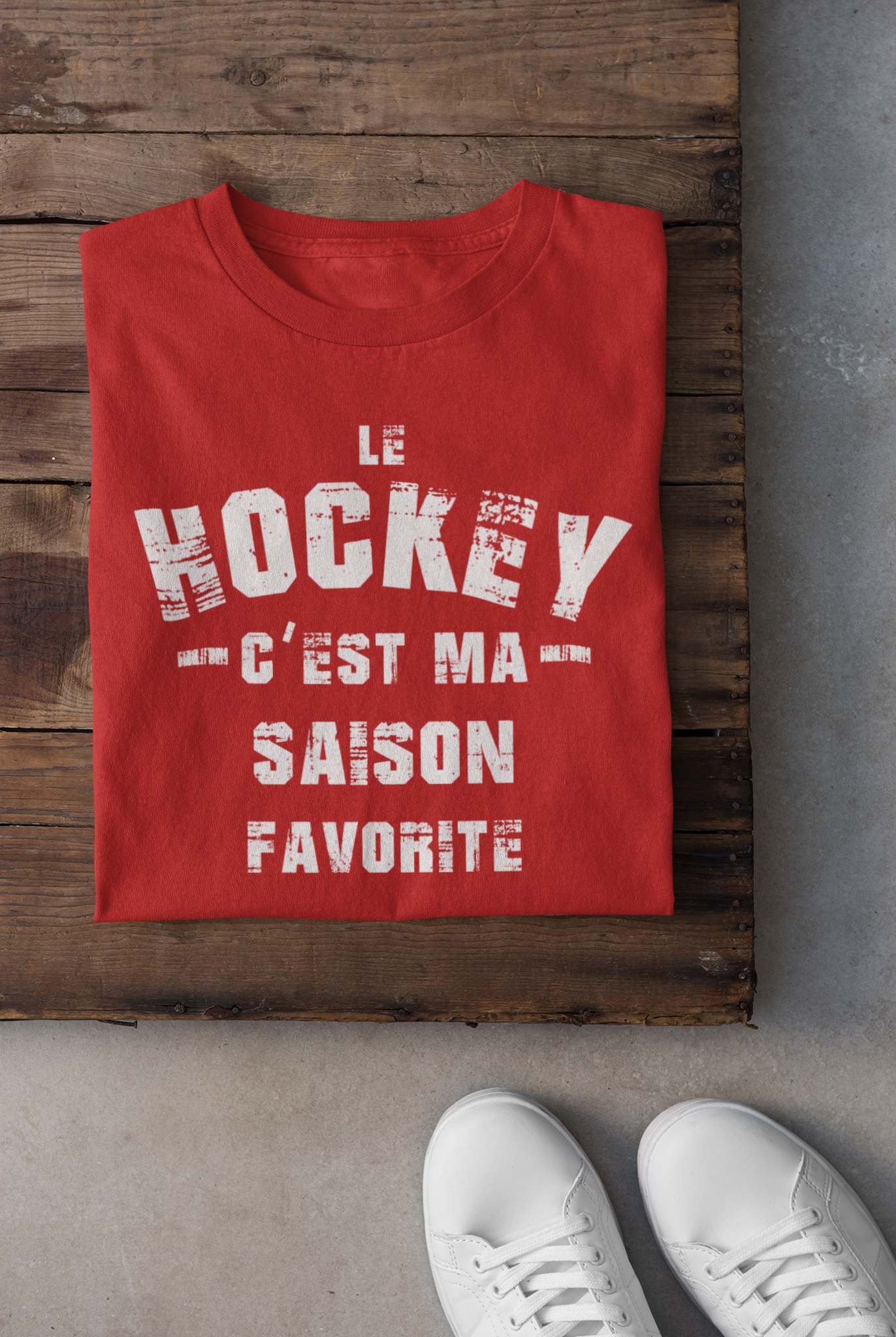 T-Shirt - Le hockey c'est ma saison favorite