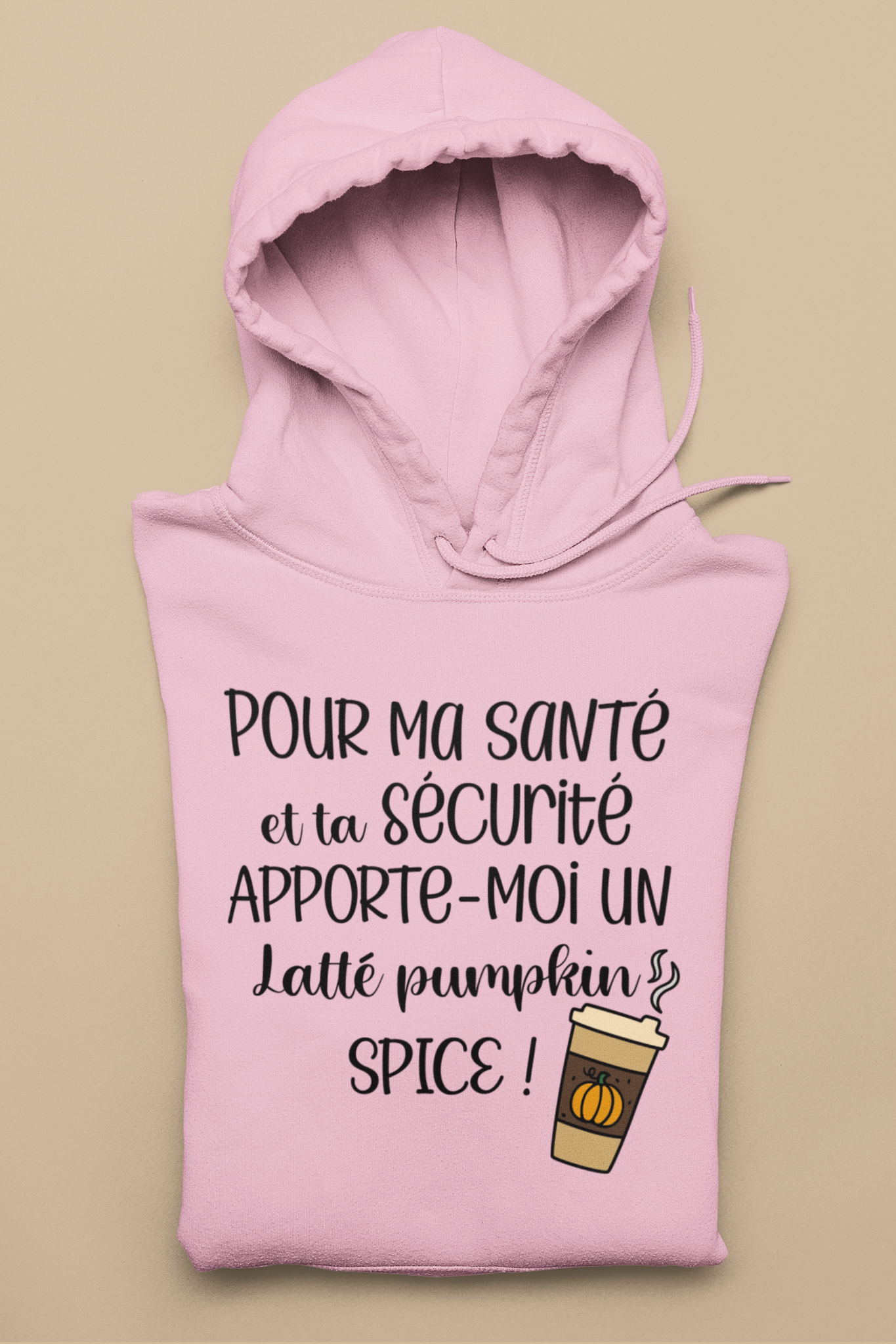 Kangourou - Pour ma santé et ta sécurité apporte-moi un latté pumpkin spice