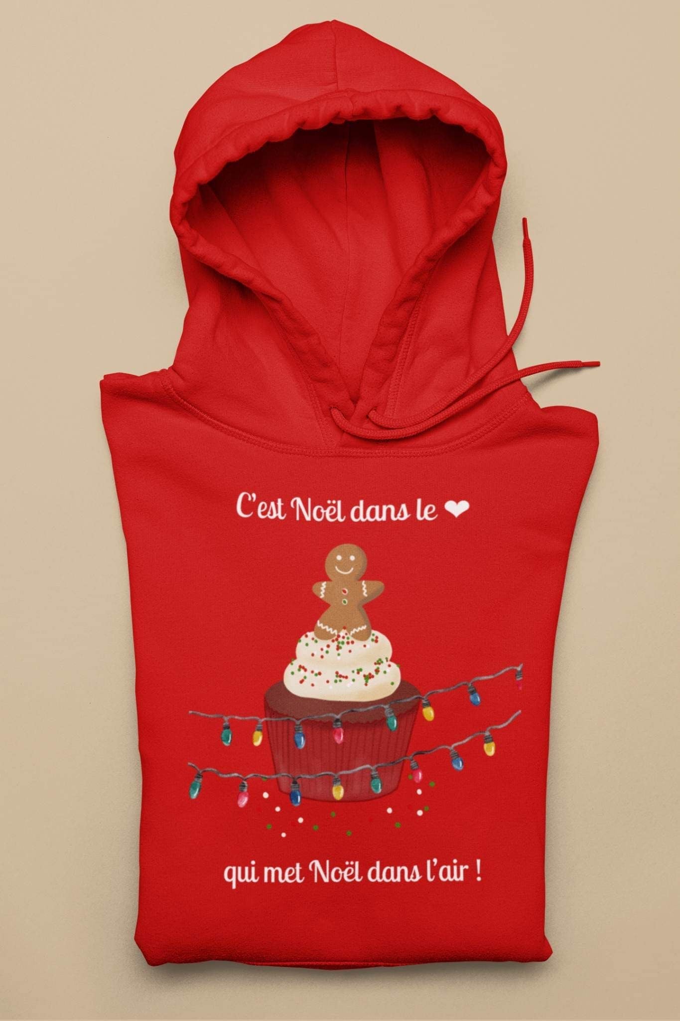 Coton ouaté - Noël - C’est Noël dans le cœur qui met Noël dans l’air