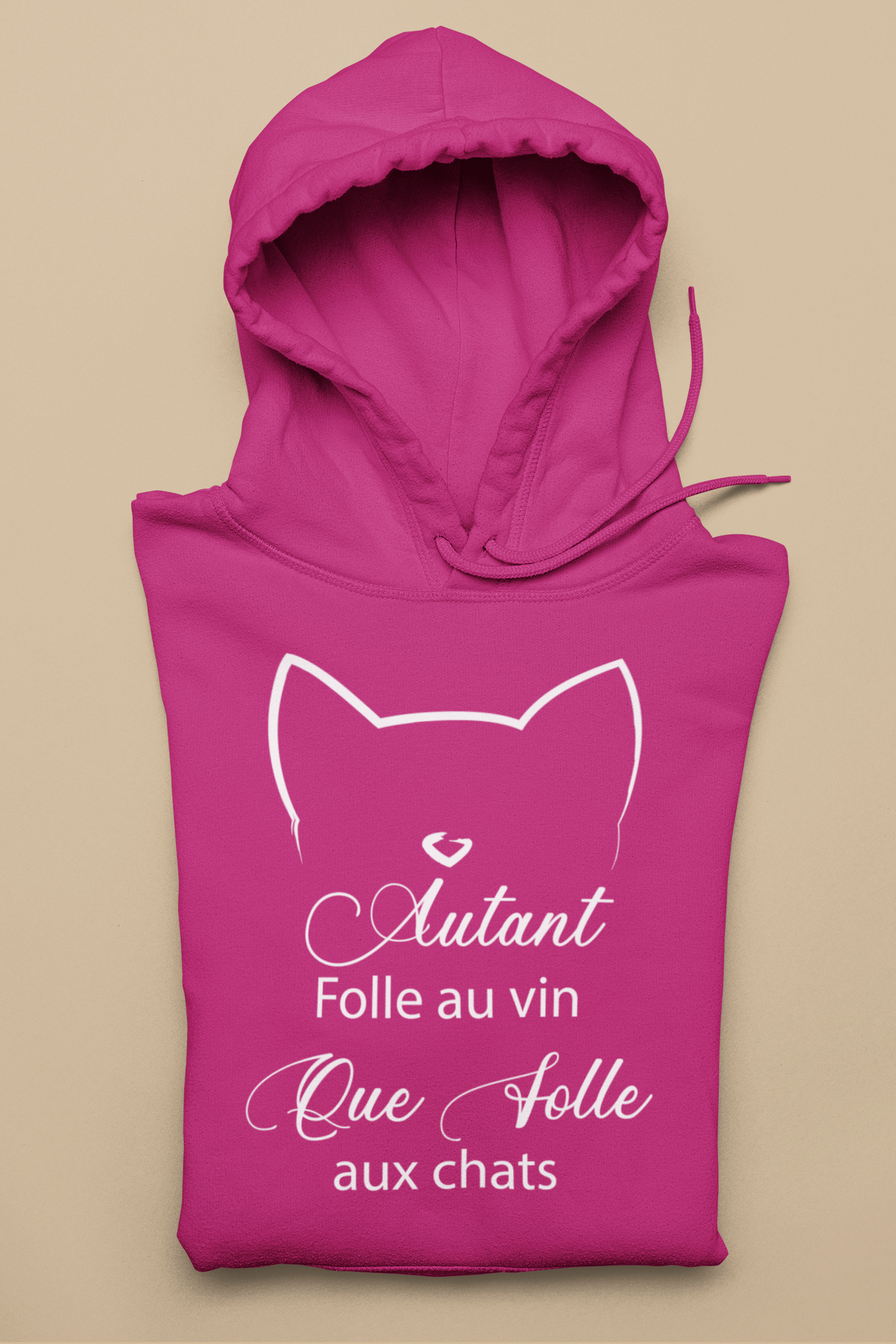 Kangourou - Autant folle au vin que folle aux chats