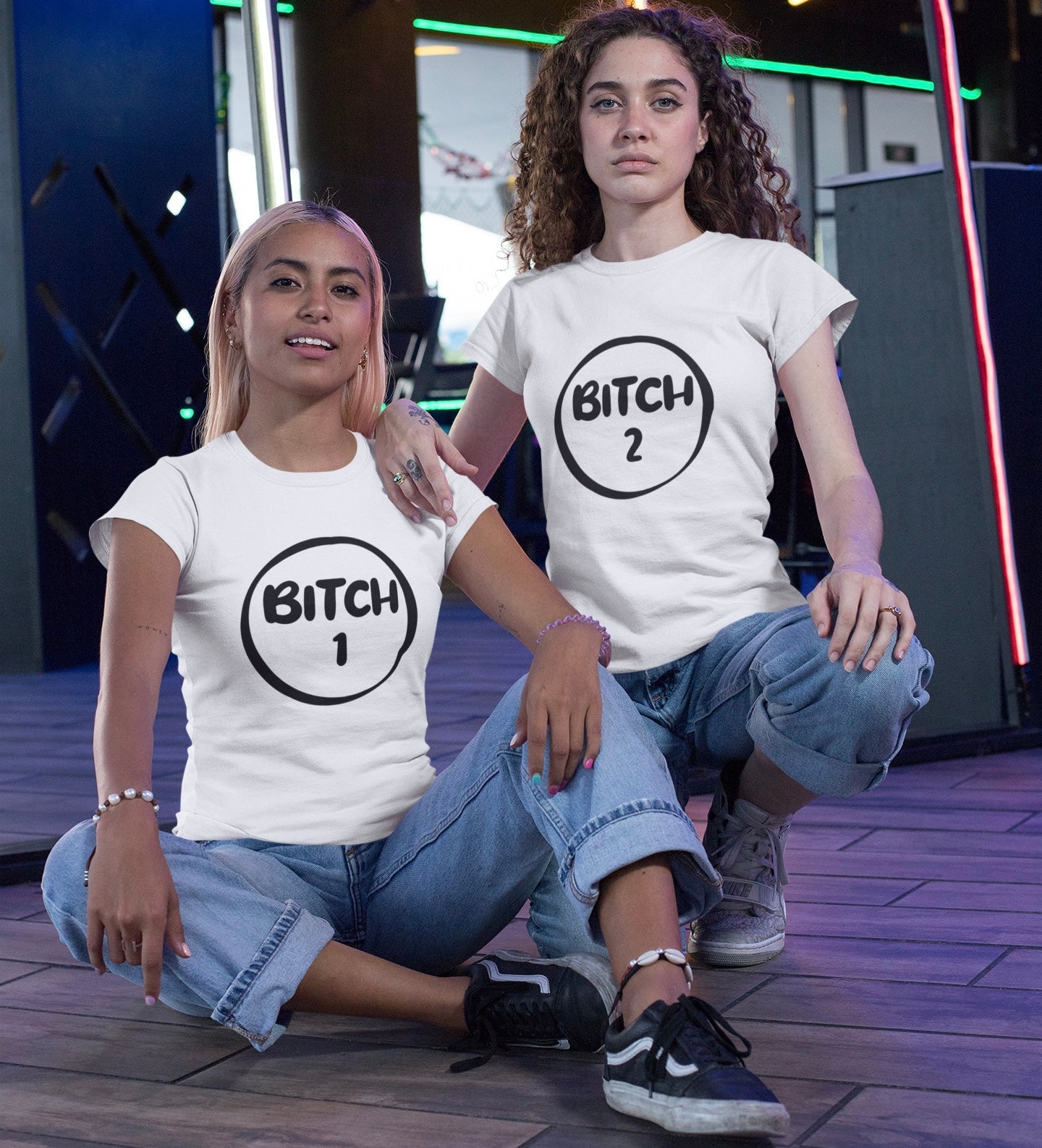 T-Shirt - COMBO Bitch 1 / Bitch 2
