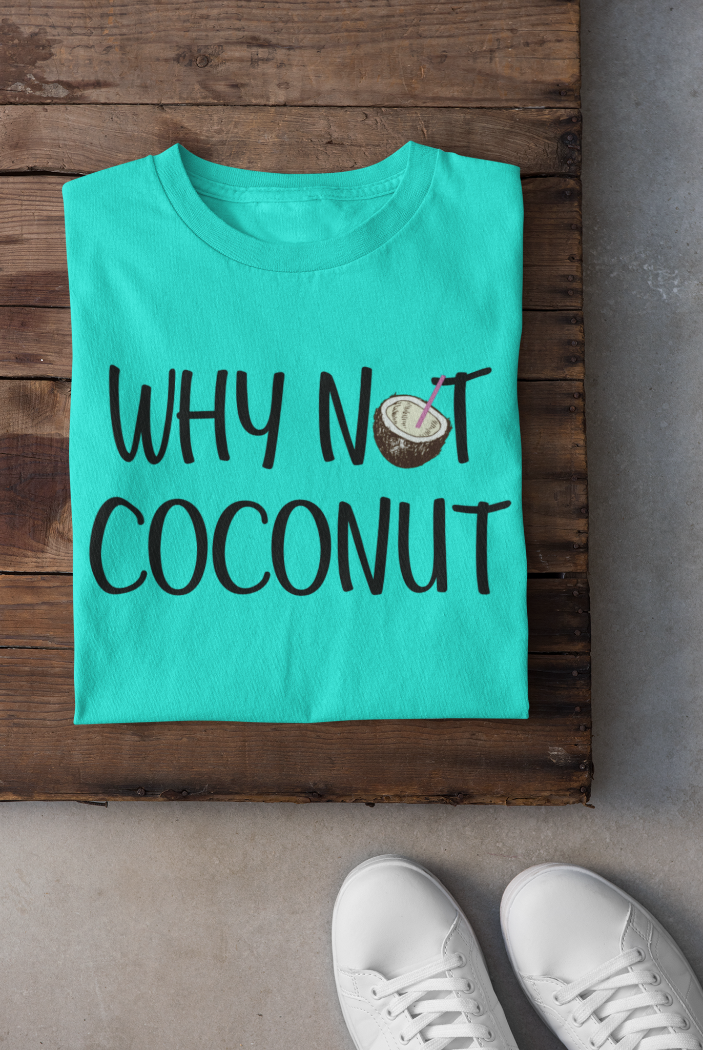 T-shirt - Why not coconut