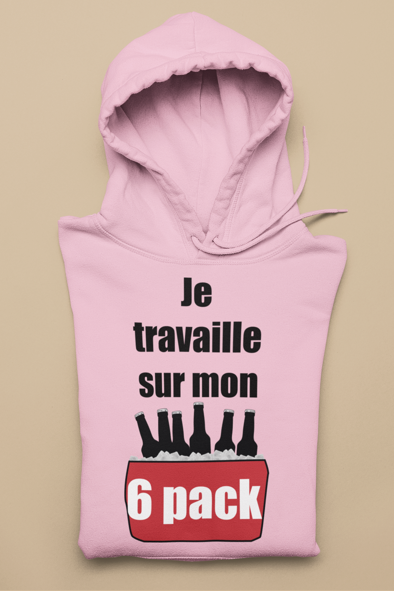 Coton ouaté- Je travail sur mon 6 packs!
