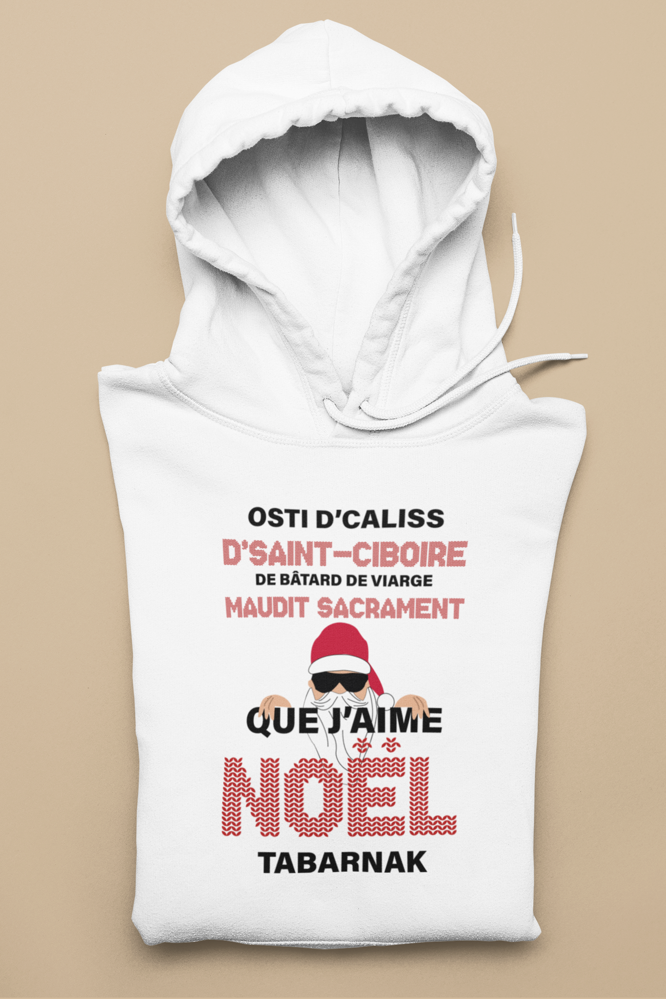 Coton ouaté - Noël - Ost* d’cali** d’St-Ciboi** que j'aime Noël