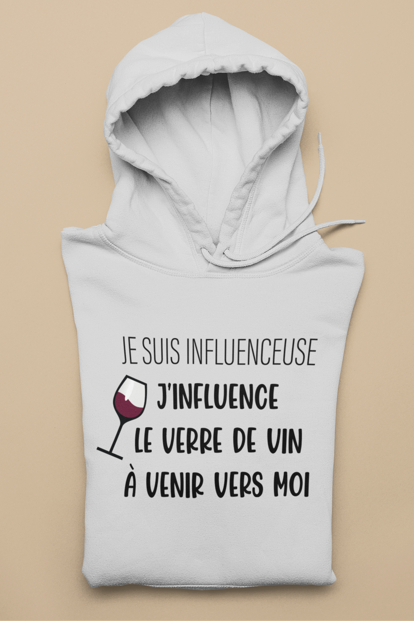 Kangourou - Je suis influenceuse, j'influence le verre de vin à venir à moi