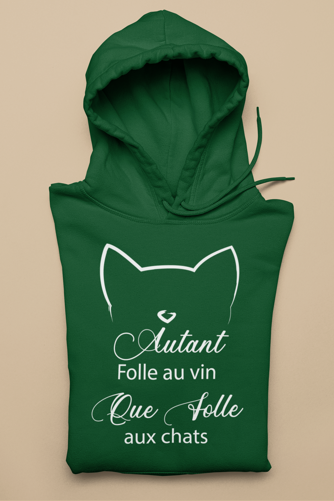 Kangourou - Autant folle au vin que folle aux chats