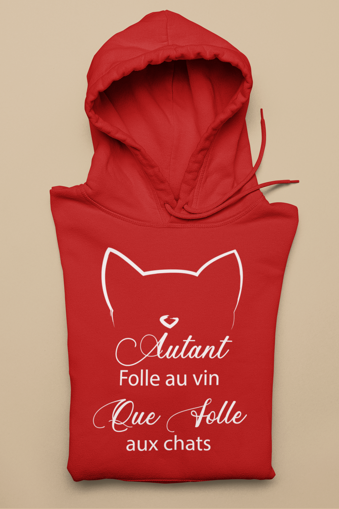 Kangourou - Autant folle au vin que folle aux chats