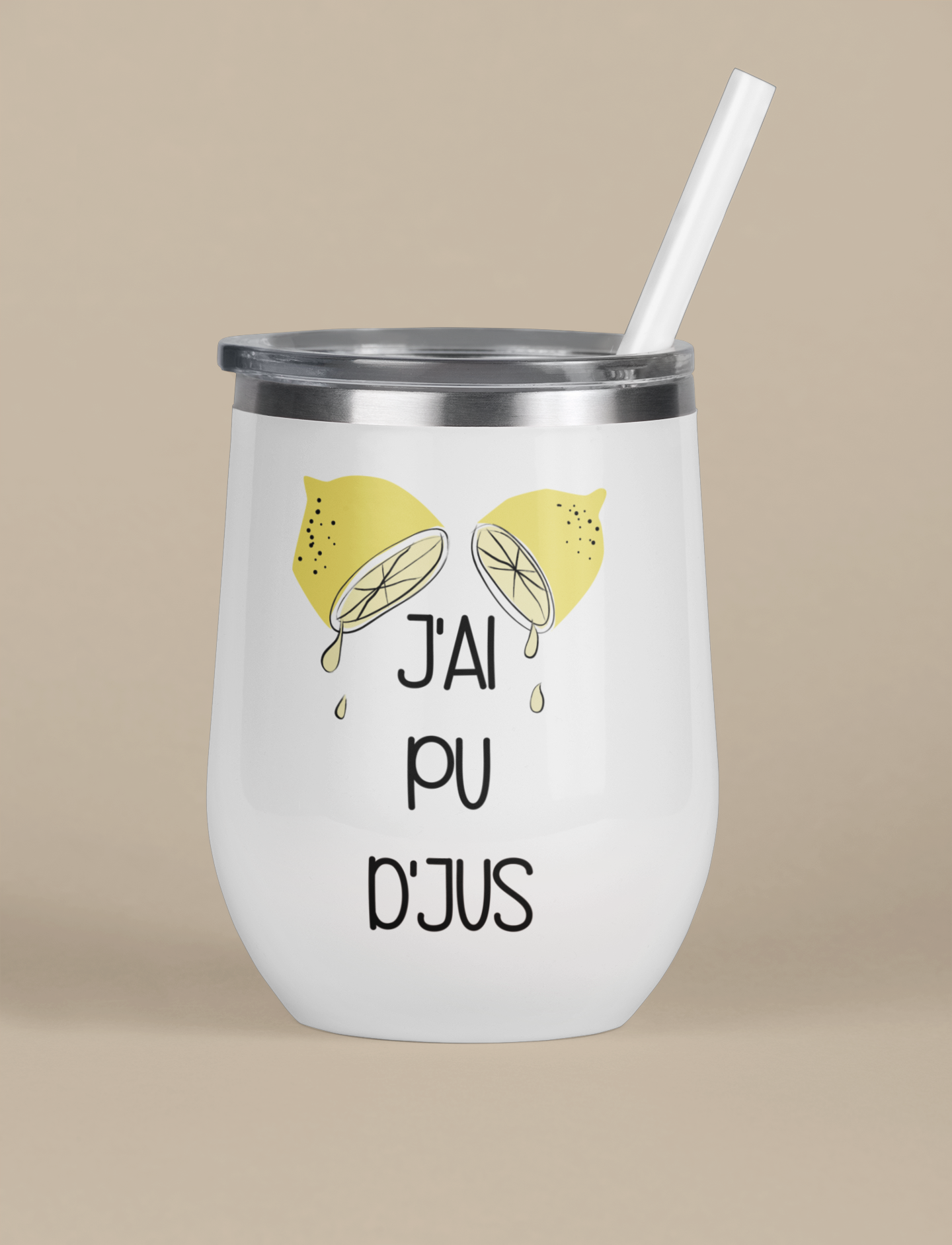 Verre thermos - J’ai pu d'jus