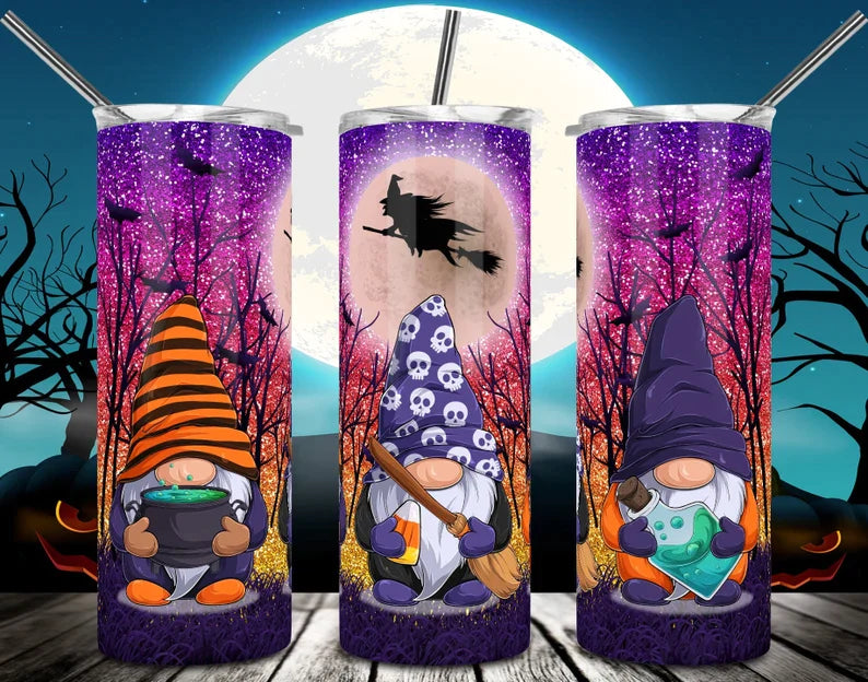 Bouteille isotherme - Gnomes d'Halloween