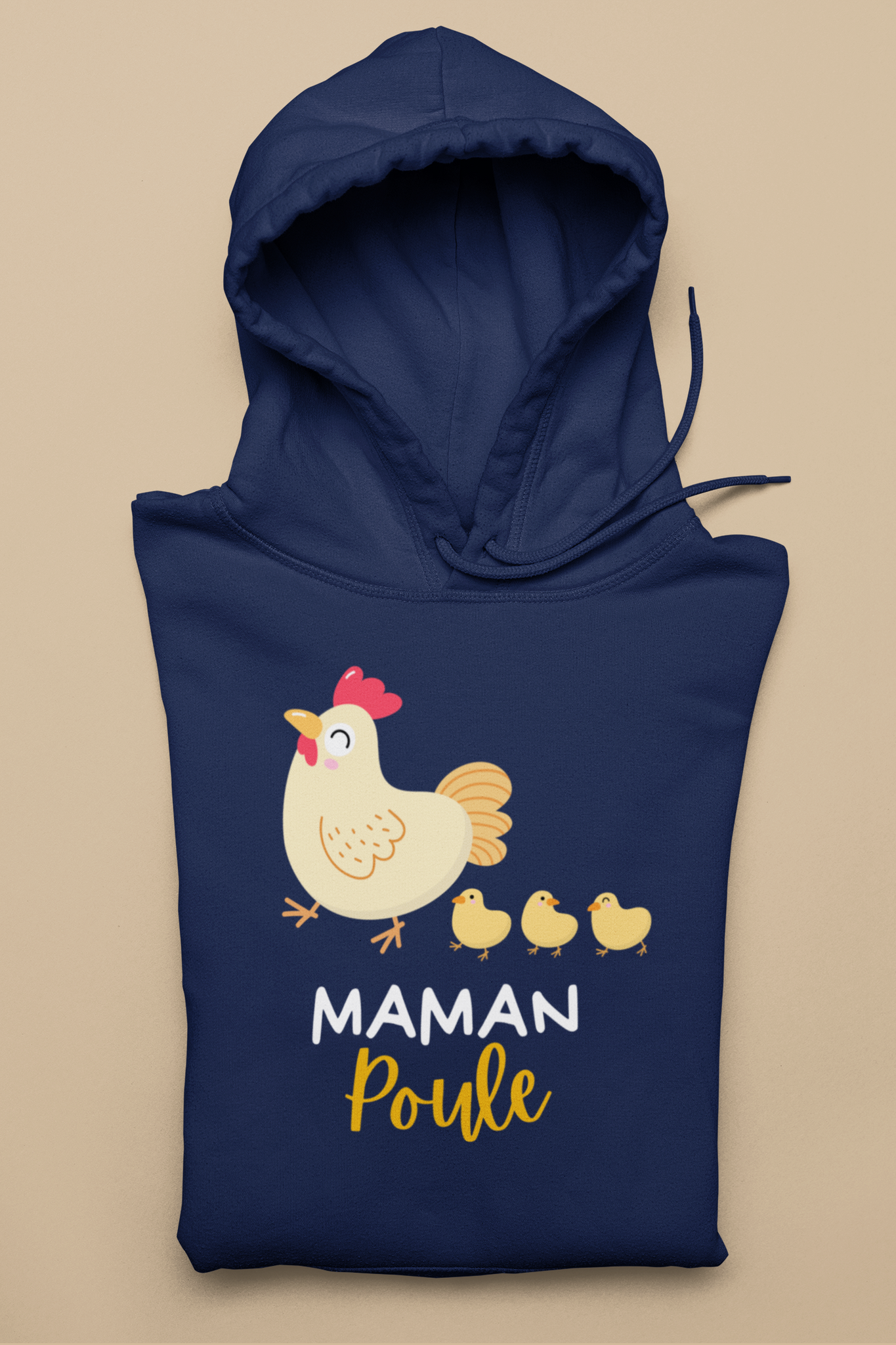 Coton ouaté- Maman poule