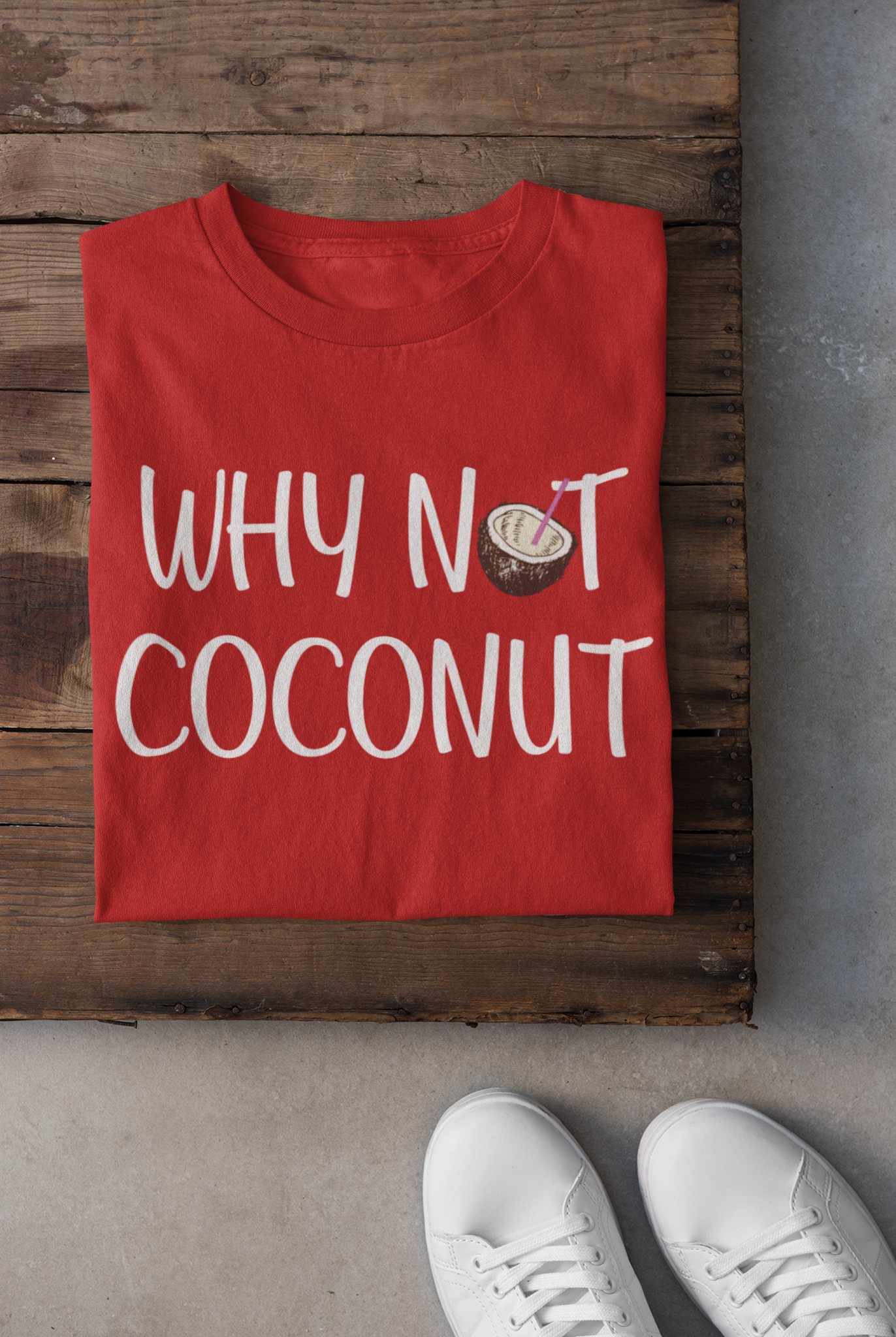 T-shirt - Why not coconut
