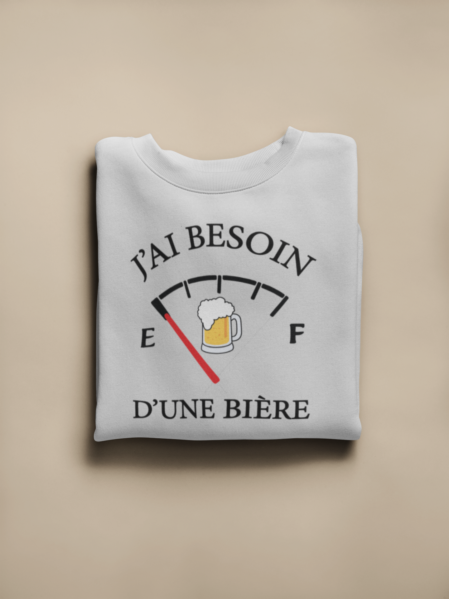 Crewneck - J'ai besoin d'un bière