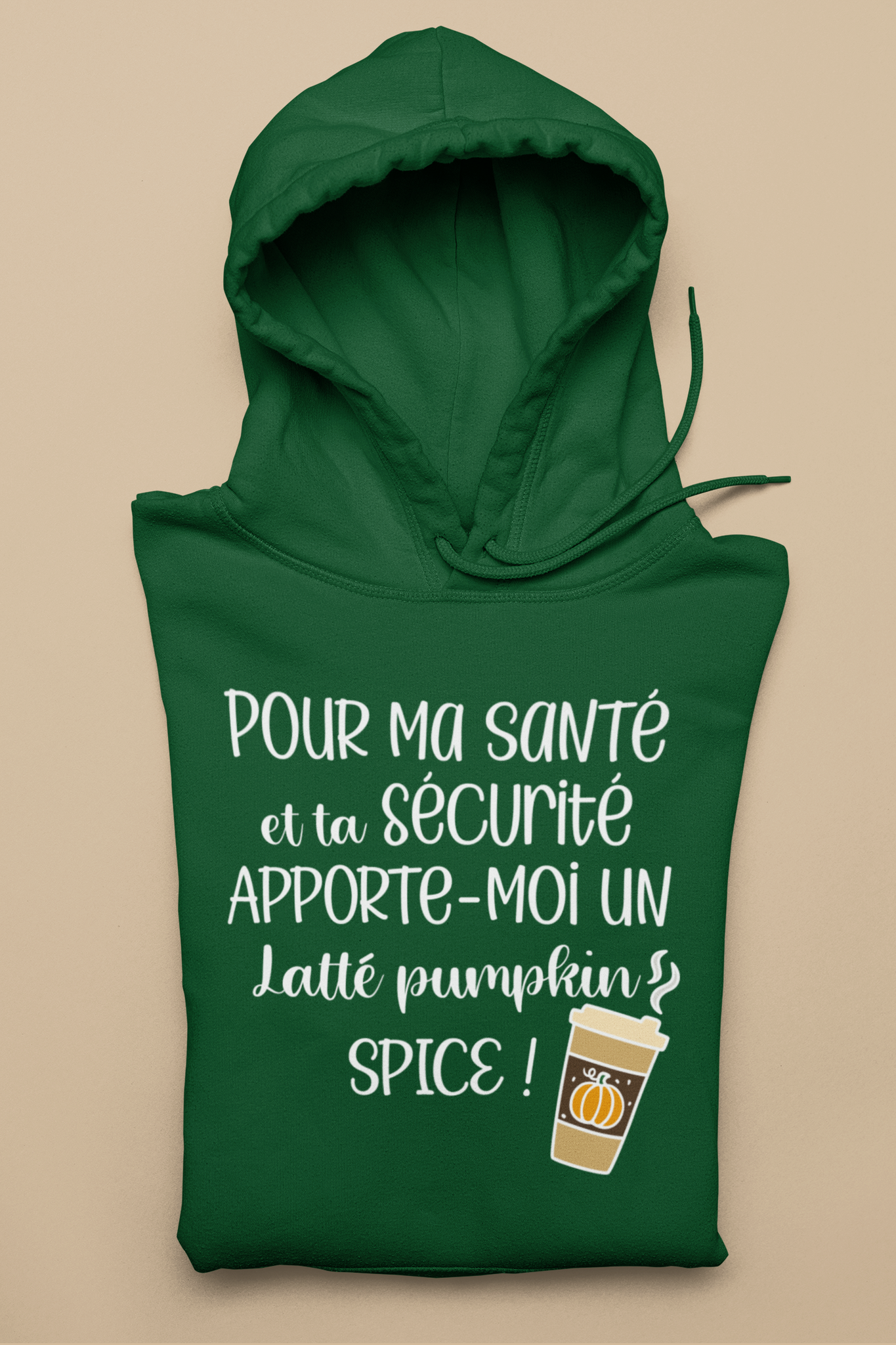 Kangourou - Pour ma santé et ta sécurité apporte-moi un latté pumpkin spice