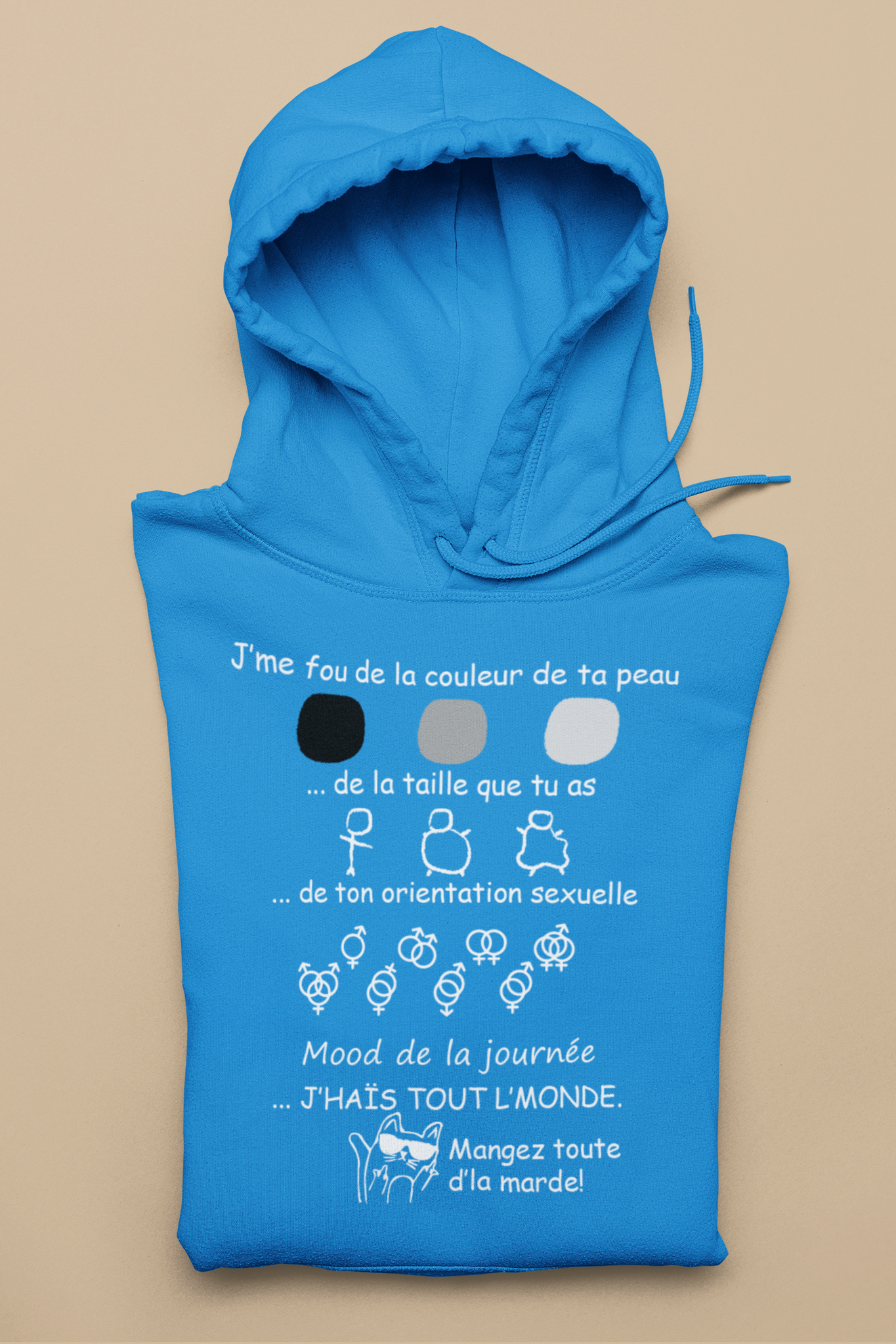 Coton ouaté- J’me fou de la couleur de ta peau..
