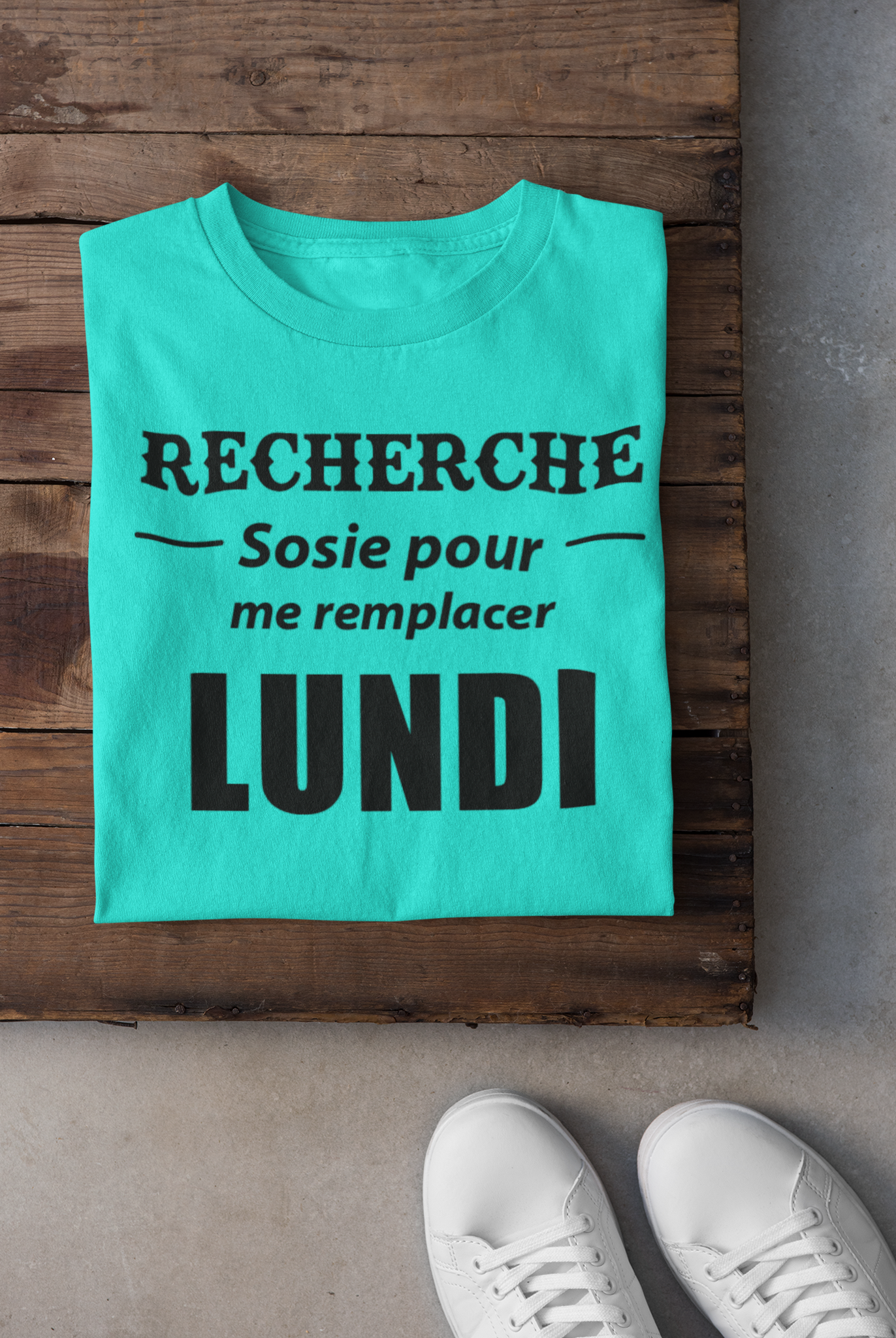 T-shirt - Recherche sosie pour me remplacer lundi