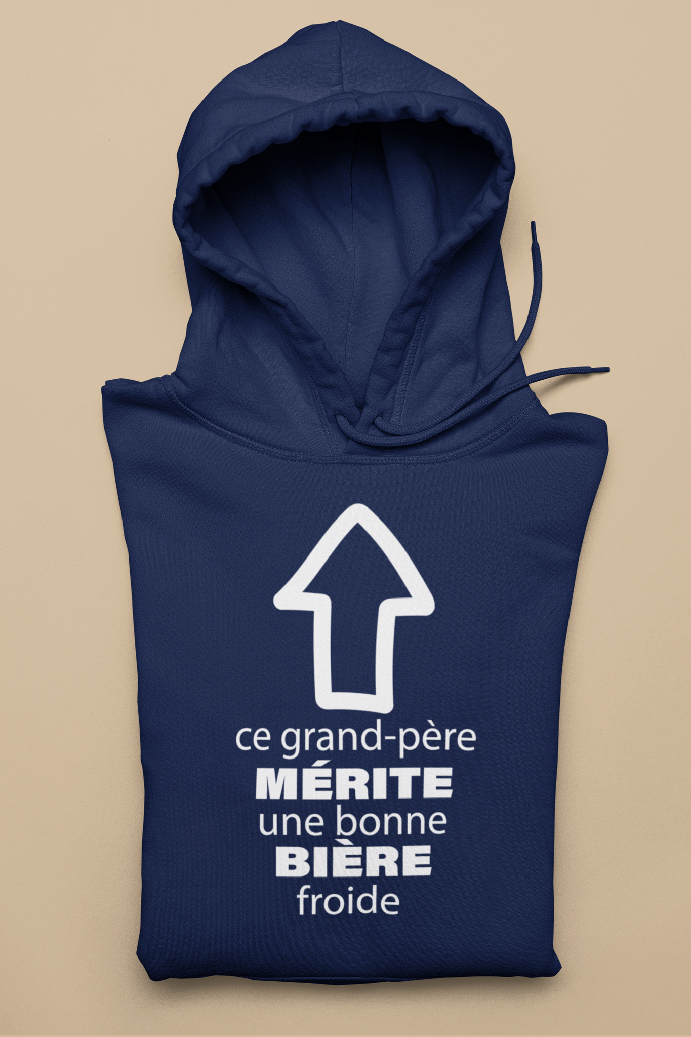 Coton ouaté - Ce grand-père mérite une bonne bière froide