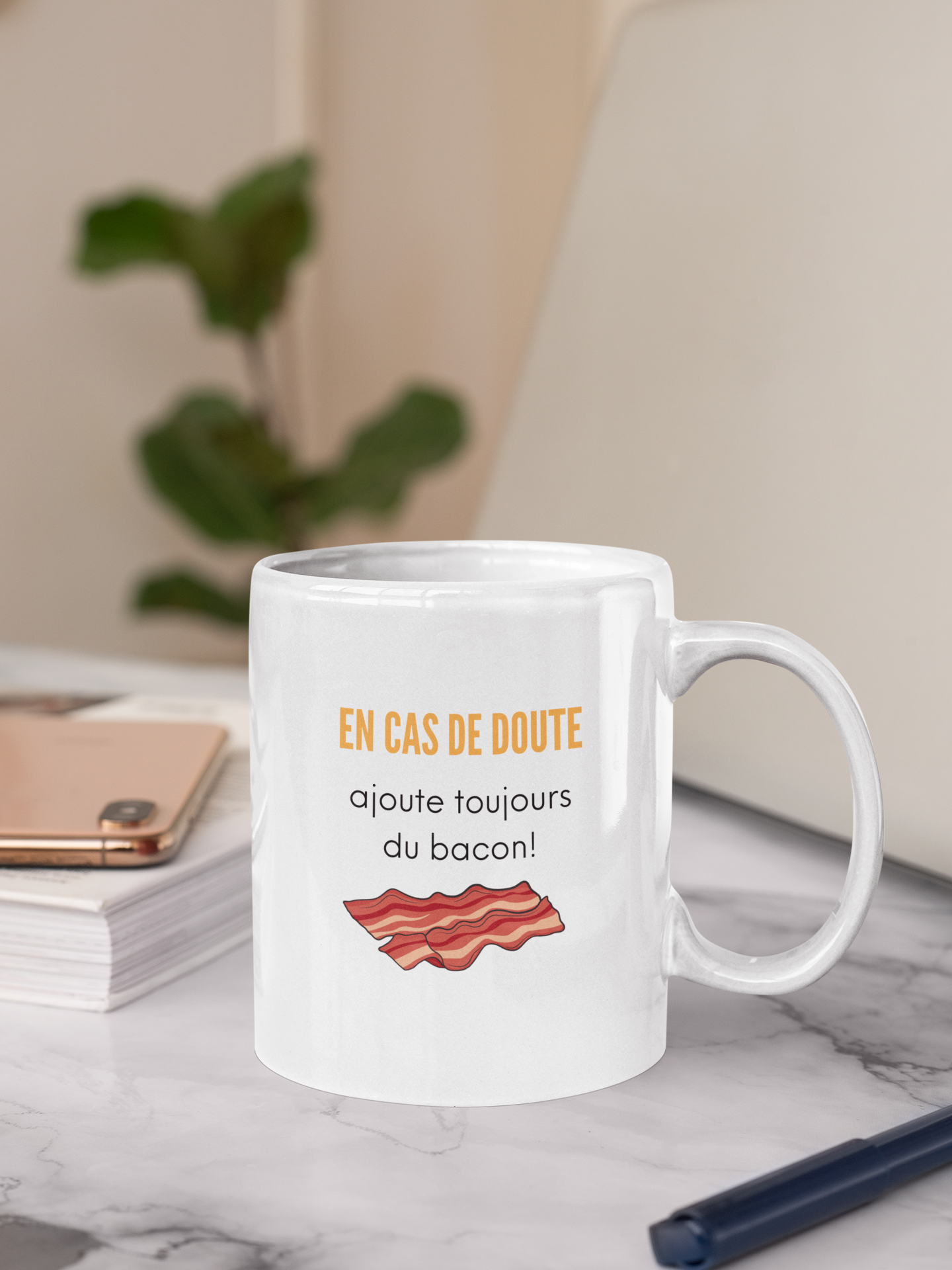 Tasse à café - En cas de doute ajoute toujours du bacon